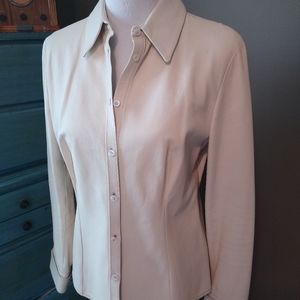 Piazza Sempione Leather shirt